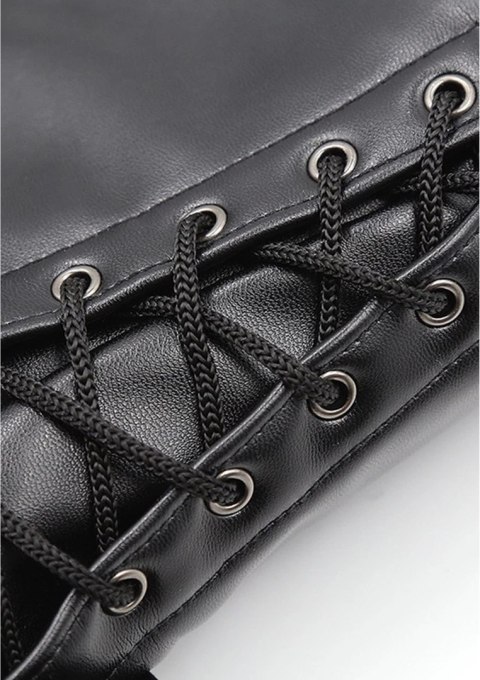 Ouch! by Shots Rękawice neoprenowe z otworem na palec, czarne