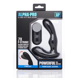 XR Brands 7x P-Stroke masażer prostaty z pilotem, 7 trybow, silikon