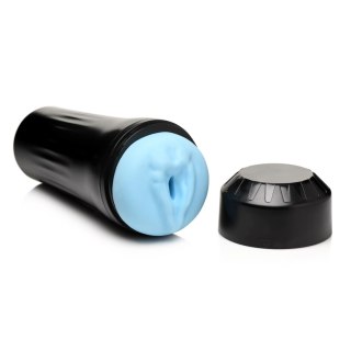 XR Brands Pussidon Sea Monster ręczna maszyna intymna, niebieska