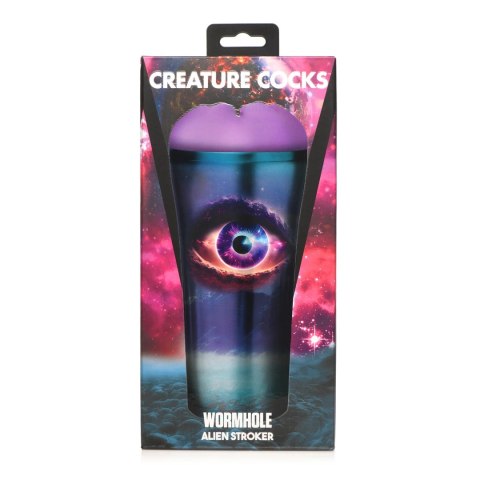 XR Brands Wormhole model intymny z teksturowanym wnętrzem, silikonowa zatyczka