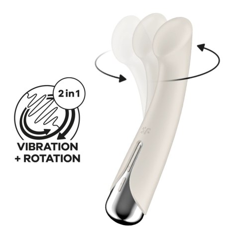 Satisfyer G-Spot 1 - urządzenie obrotowe do strefy G, silikon