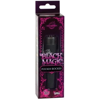 Doc Johnson Black Magic Pocket Rocket masażer wodoodporny czarny