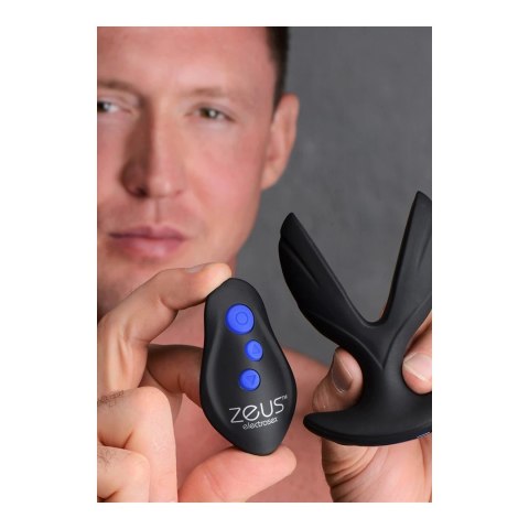 XR Brands Electro-Spread silikonowa wtyczka intymna z wibracjami i E-Stim