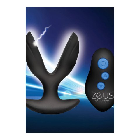 XR Brands Electro-Spread silikonowa wtyczka intymna z wibracjami i E-Stim