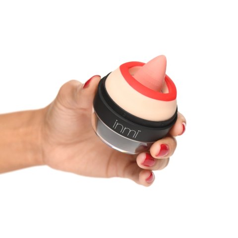 XR Brands Lady Licker stymulator z ruchomym językiem, silikon, czerwony