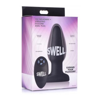 XR Brands Swell Plug silikonowy korek analny wibrujący i nadmuchiwany