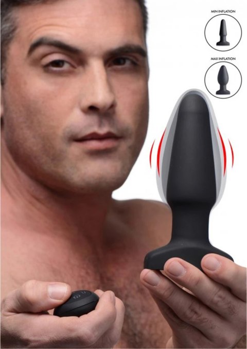 XR Brands Swell Plug silikonowy korek analny wibrujący i nadmuchiwany