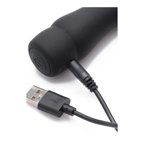 XR Brands Utheral - Wibrująca głowica z silikonową wkładką, USB