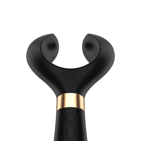 Satisfyer Endless Joy - wielofunkcyjne urządzenie z obrotową głowką, czarne