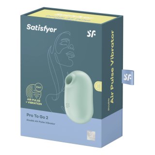 Satisfyer Pro To Go 2 - kompaktowy model pulsacyjny z podwojną funkcją