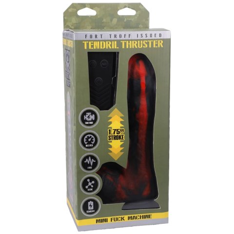 Doc Johnson Tendril Thruster - Wibrator obrotowy, silikonowy, USB