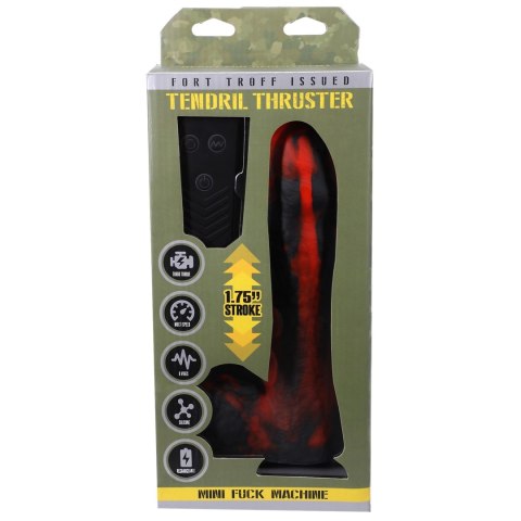 Doc Johnson Tendril Thruster - Wibrator obrotowy, silikonowy, USB