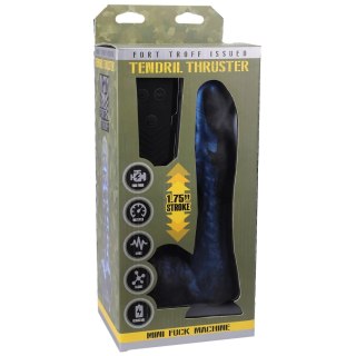Doc Johnson Tendril Thruster - wibrator obrotowy, silikon premium, USB