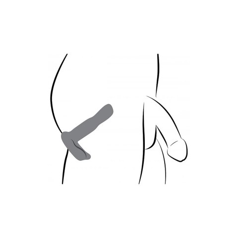 XR Brands Prostata Expert - silikonowy model z pilotem, funkcja grzania