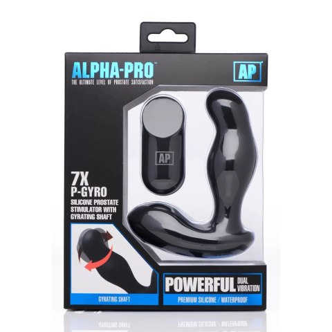 XR Brands Prostata P-Gyro - rotacyjny system, 7 trybow, silikon