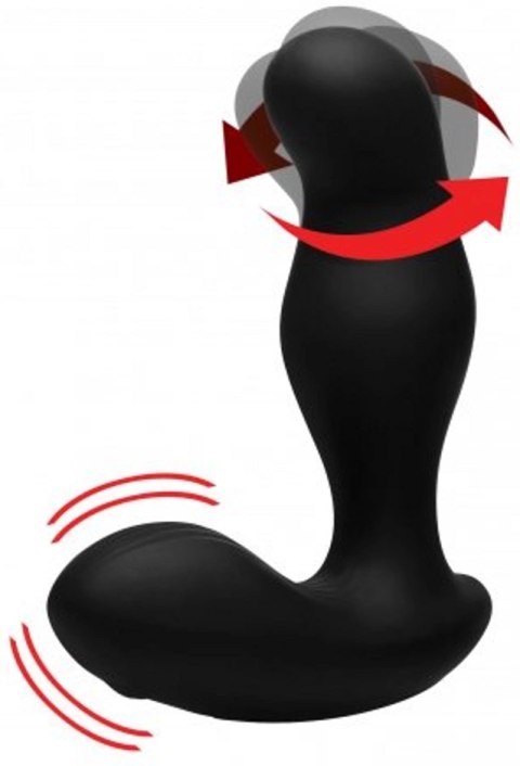 XR Brands Prostata P-Gyro - rotacyjny system, 7 trybow, silikon