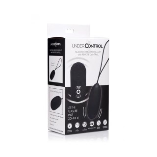 XR Brands silikonowy wibrujący pocisk z pilotem, 11 trybow, wodoodporny