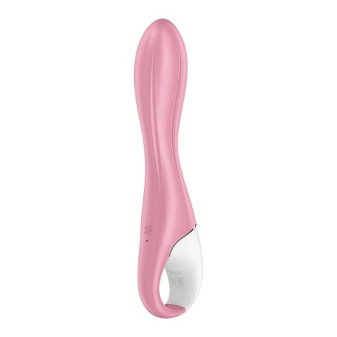 Satisfyer Air Pump G - Wibrator z funkcją dmuchania, silikon, rożowy