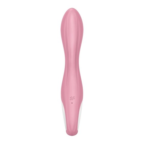 Satisfyer Air Pump G - Wibrator z funkcją dmuchania, silikon, rożowy