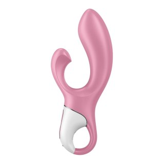 Satisfyer Balloon Rabbit - Wibrator z funkcją zwiększania objętości, rożowy