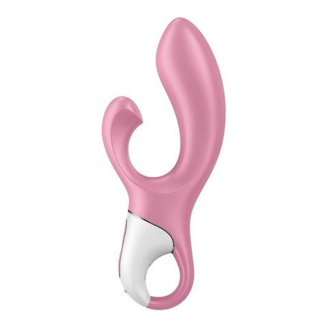 Satisfyer Balloon Rabbit - Wibrator z funkcją zwiększania objętości, rożowy