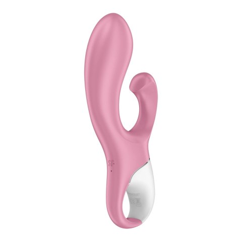 Satisfyer Balloon Rabbit - Wibrator z funkcją zwiększania objętości, rożowy