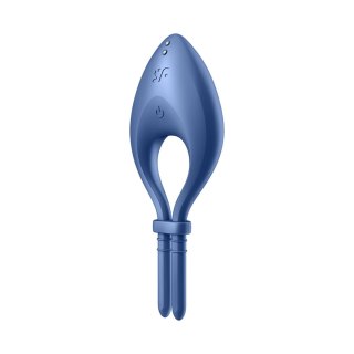 Satisfyer Bullseye - Pierścień wibrujący regulowany, silikonowy, czarny