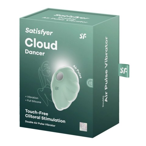 Satisfyer Cloud - Wibrujący model silikonowy Air Pulse, biały