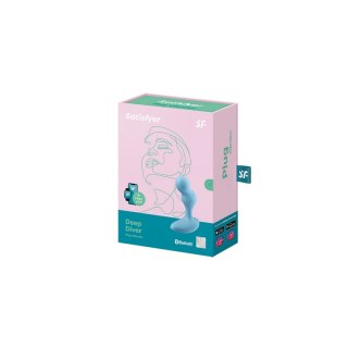 Satisfyer Deep Diver Plug Wibrujący, Bluetooth, silikon, średni rozmiar