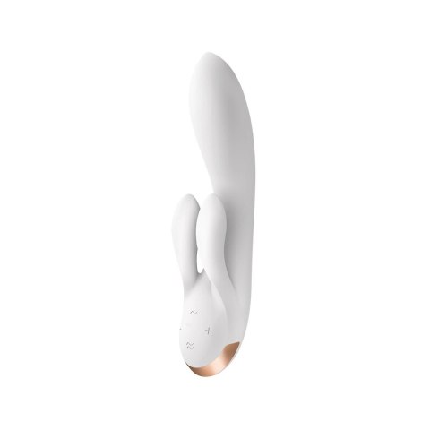 Satisfyer Double Flex - elastyczny model z trzema silnikami i Bluetooth