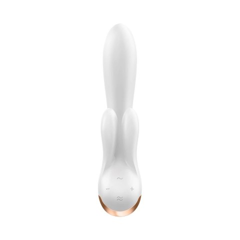 Satisfyer Double Flex - elastyczny model z trzema silnikami i Bluetooth