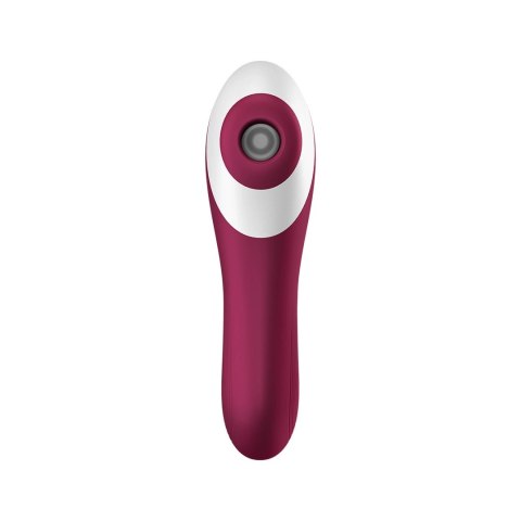 Satisfyer Dual Crush - Wibrator pulsacyjny 2w1, silikon, wodoodporny