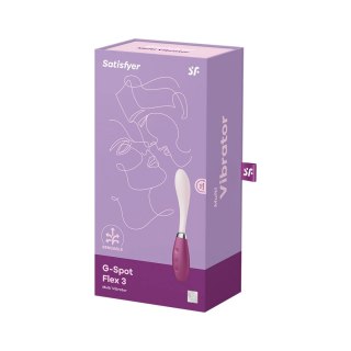 Satisfyer G-Spot Flex 3 - elastyczny model z dwoma silnikami, fioletowy