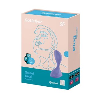Satisfyer Sweet Seal - Wibrująca maszyna intymna, sterowanie aplikacją, czarna