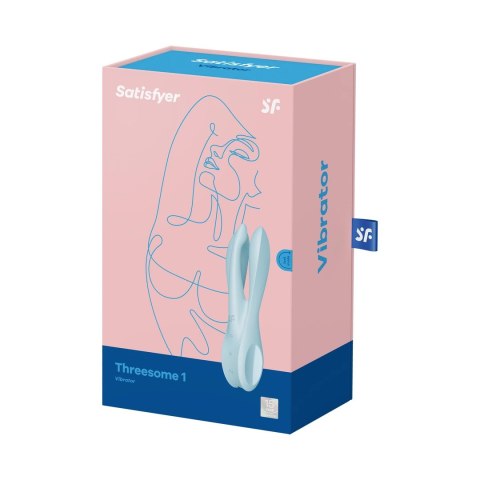 Satisfyer Threesome 1 - wielofunkcyjny model z 3 silnikami, silikon, fiolet
