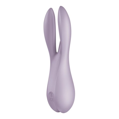 Satisfyer Threesome 2 - wielofunkcyjny model z trzema ramionami, silikon, fioletowy