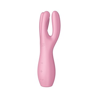 Satisfyer Threesome 3 - Wibrujący model z trzema elastycznymi ramionami, fioletowy