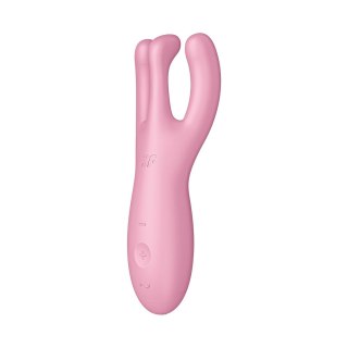 Satisfyer Threesome 4 - Model z 3 silnikami, silikonowy, wodoodporny