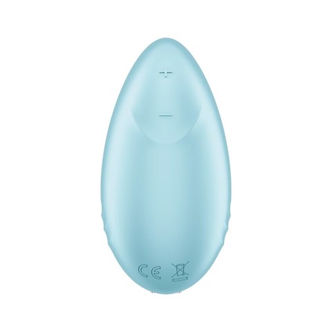Satisfyer Tropical Tip Connect - stymulator z aplikacją, silikon, żołty