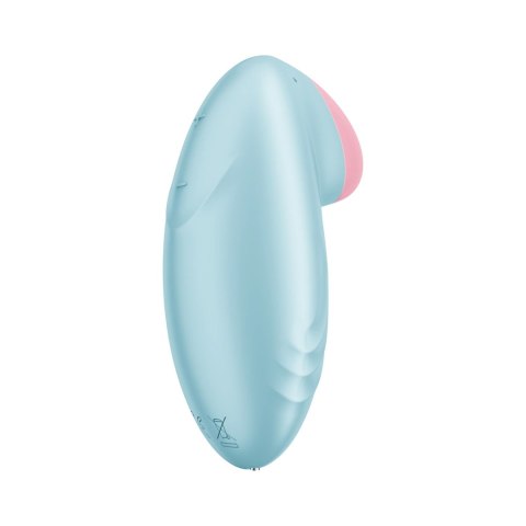 Satisfyer Tropical Tip Connect - stymulator z aplikacją, silikon, żołty
