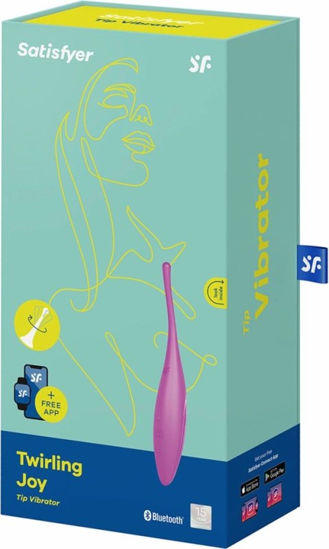 Satisfyer Twirling Joy - Precyzyjny Aparat Stymulujący USB Fioletowy