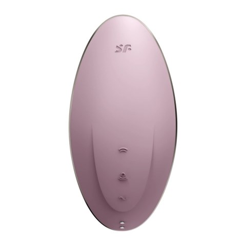 Satisfyer Vulva Lover 1 - podwojny stymulator pulsacyjno-wibracyjny, silikonowy
