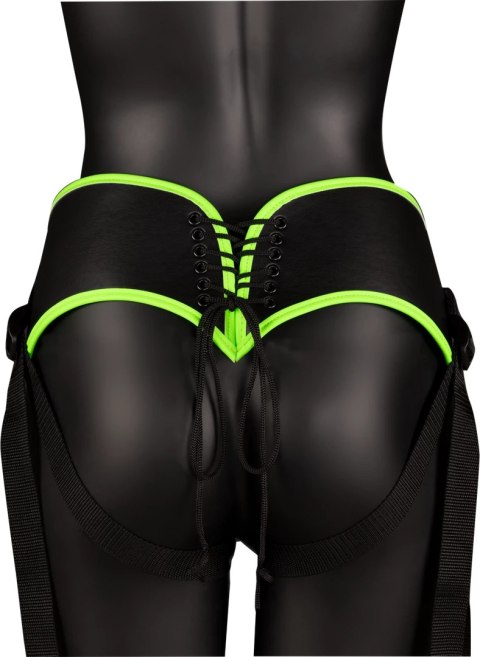 Ouch! Glow in the Dark uprząż z fluorescencyjnymi detalami, uniwersalna