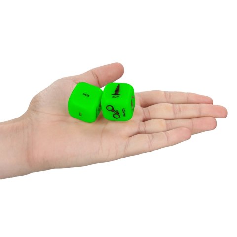 Ouch! Glow in the Dark zestaw do bondage świecący, 5 elementow