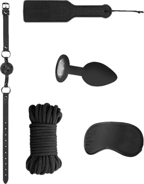 Ouch! by Shots Zestaw Zniewolenie #5 - maska, knebel, sznur 10m, plug