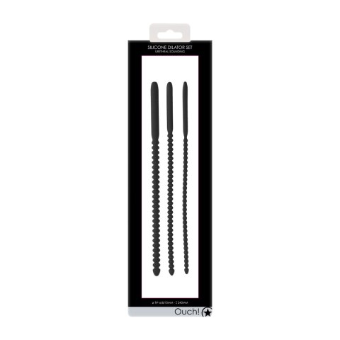 Ouch! by Shots Zestaw silikonowych ekspanderow intymnych 3 rozmiary