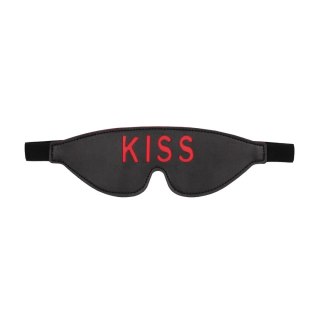 Ouch! by Shots maska na oczy KISS skorzana opaska czerwona