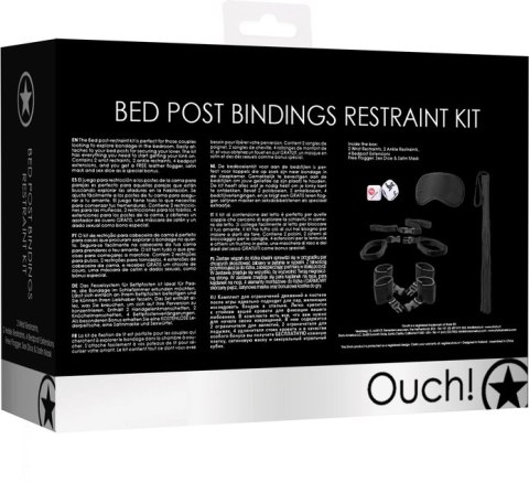 Ouch! by Shots zestaw do unieruchamiania z akcesoriami do łożka