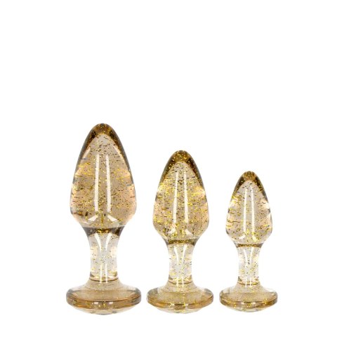 Shots Butt Ouch! zestaw 3 akrylowych zatyczek anatomicznych