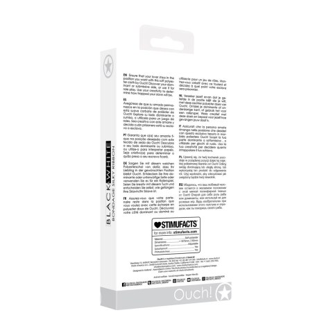 Shots Ouch! Silky Bondage Ribbon - Delikatna satynowa taśma 167x6 cm